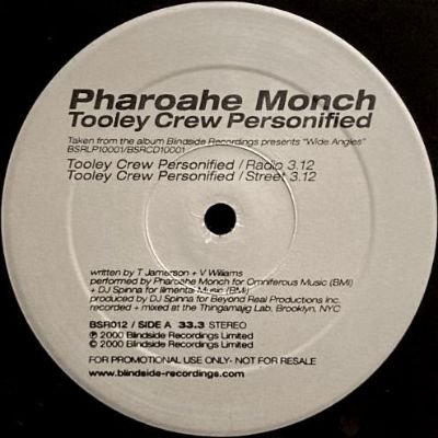 PHAROAHE MONCH - TOOLEY CREW PERSONIFIED (12) (VG+)