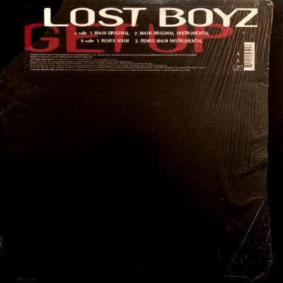 <img class='new_mark_img1' src='https://img.shop-pro.jp/img/new/icons3.gif' style='border:none;display:inline;margin:0px;padding:0px;width:auto;' />LOST BOYZ - GET UP (12) (VG+/VG+)