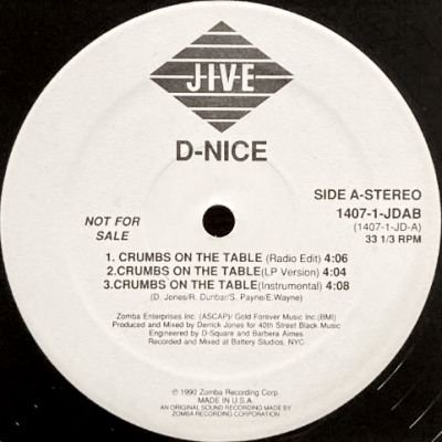 D-NICE - CRUMBS ON THE TABLE (12) (EX/VG+)