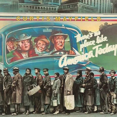 <img class='new_mark_img1' src='https://img.shop-pro.jp/img/new/icons3.gif' style='border:none;display:inline;margin:0px;padding:0px;width:auto;' />CURTIS MAYFIELD - THERE'S NO PLACE LIKE AMERICA TODAY (LP) (RE) (NEW)