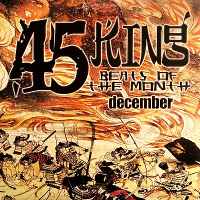 <img class='new_mark_img1' src='https://img.shop-pro.jp/img/new/icons3.gif' style='border:none;display:inline;margin:0px;padding:0px;width:auto;' />THE 45 KING - BEATS OF THE MONTH DECEMBER (LP) (VG+/VG+)