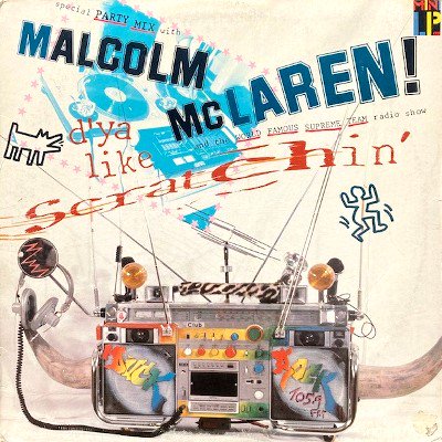 <img class='new_mark_img1' src='https://img.shop-pro.jp/img/new/icons3.gif' style='border:none;display:inline;margin:0px;padding:0px;width:auto;' />MALCOLM McLAREN - D'YA LIKE SCRATCHIN' (LP) (VG/VG)