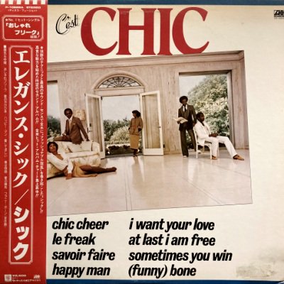 CHIC - C'EST CHIC (LP) (JP) (EX/VG+)