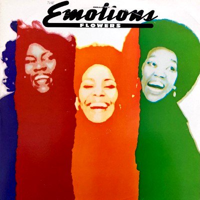 THE EMOTIONS - FLOWERS (LP) (RE) (VG+/VG+)
