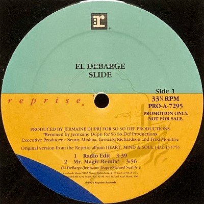 EL DEBARGE - SLIDE (12) (PROMO) (VG+)
