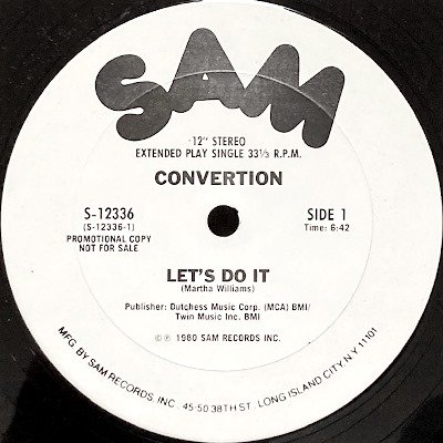 CONVERTION / FOUR FLIGHTS - LET'S DO IT / ALL I WANT IS YOU (12) (PROMO) (VG/VG)