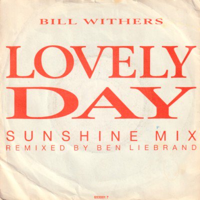 <img class='new_mark_img1' src='https://img.shop-pro.jp/img/new/icons3.gif' style='border:none;display:inline;margin:0px;padding:0px;width:auto;' />BILL WITHERS - LOVELY DAY (SUNSHINE MIX) (7) (EX/VG+)