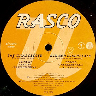 RASCO - THE UNASSISTED (12) (EX)