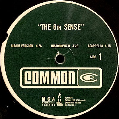 COMMON - THE 6TH SENSE / DOOINIT (12) (EX)
