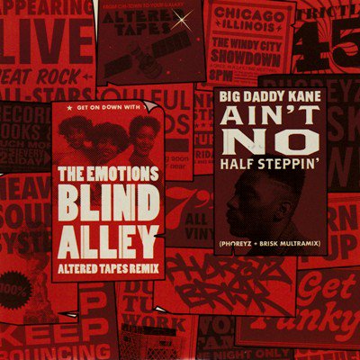 THE EMOTIONS / BIG DADDY KANE - BLIND ALLEY / AIN'T NO HALF STEPPIN' (7) (NEW)