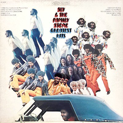 SLY & THE FAMILY STONE - GREATEST HITS (LP) (RE) (VG+/VG+)