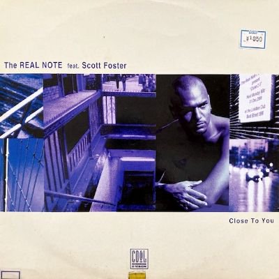 THE REAL NOTE feat. SCOTT FOSTER - CLOSE TO YOU (12) (VG+/VG+) - BBQ  Records - bbqrecords.jp -