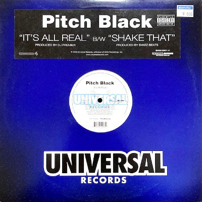 PITCH BLACK - IT'S ALL REAL / SHAKE THAT (12) (VG/VG+)