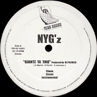 NYG'Z - GIANTZ TA THIZ (12) (VG+/EX)