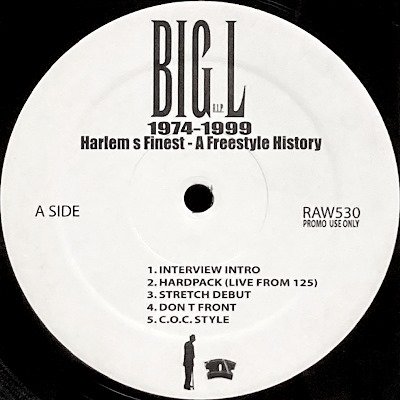 BIG L - 1974-1999 HARLEM'S FINEST - A FREESTYLE HISTORY (LP) (EX)