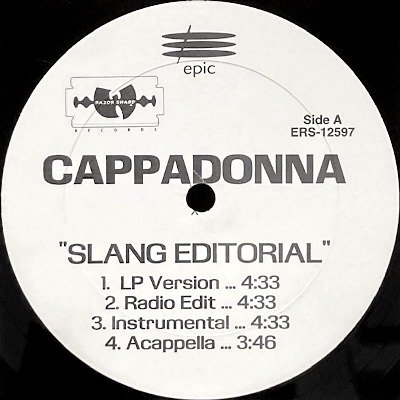 <img class='new_mark_img1' src='https://img.shop-pro.jp/img/new/icons5.gif' style='border:none;display:inline;margin:0px;padding:0px;width:auto;' />CAPPADONNA - SLANG EDITORIAL / THE PILLAGE / 97 MENTALITY (12) (VG+)