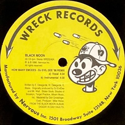 BLACK MOON - HOW MANY EMCEES (DJ EVIL DEE '96 REMIXES) (12) (VG+)