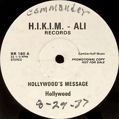 HOLLYWOOD - HOLLYWOOD'S MESSAGE (12) (PROMO) (VG)