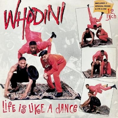 WHODINI - LIFE IS LIKE A DANCE / I'M A HO (12) (EX/VG+)