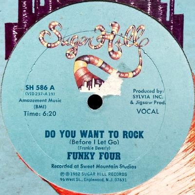 FUNKY FOUR - DO YOU WANT TO ROCK (BEFORE I LET GO) (12) (VG+/VG)