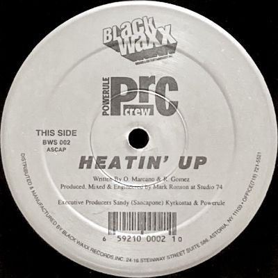 POWERULE - HEATIN' UP / P.R.I.S.M. (12) (VG+)