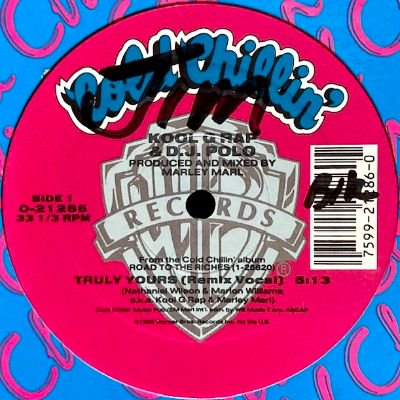 KOOL G RAP & DJ POLO - TRULY YOURS (REMIX) / COLD CUTS (12) (VG+/VG+)