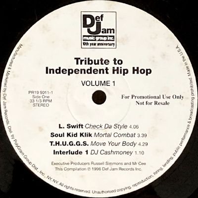 V.A. - TRIBUTE TO INDEPENDENT HIP HOP VOLUME 1 (12) (VG+)