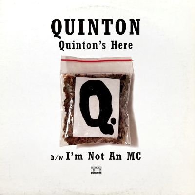QUINTON - QUINTON'S HERE / I'M NOT AN MC (12) (VG+/VG+)