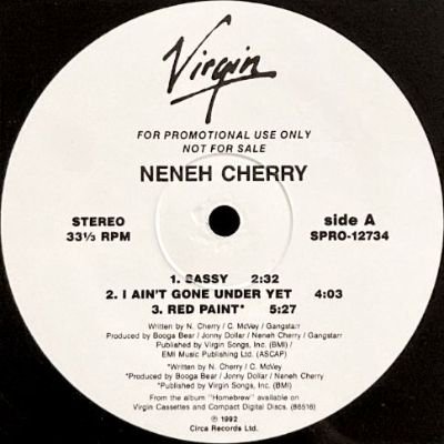 NENEH CHERRY - SASSY (12) (PROMO) (VG+)