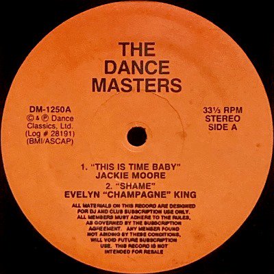 V.A. - THE DANCE MASTERS (12) (VG+)