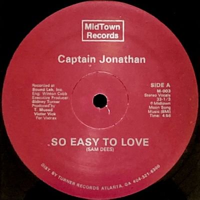 <img class='new_mark_img1' src='https://img.shop-pro.jp/img/new/icons5.gif' style='border:none;display:inline;margin:0px;padding:0px;width:auto;' />CAPTAIN JONATHAN - SO EASY TO LOVE (12) (VG+)