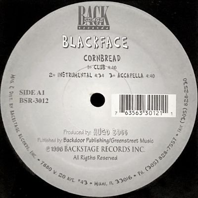 BLACKFACE - CORNBREAD / SESSION (12) (VG)