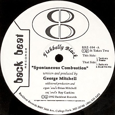FISHBELLY BLACK - SPONTANEOUS COMBUSTION (12) (VG+/VG+)
