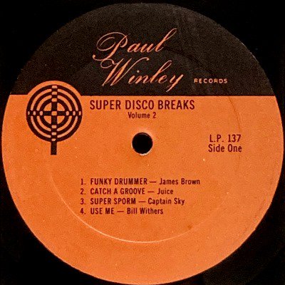 V.A. - SUPER DISCO BRAKE'S VOLUME TWO (LP) (RE) (VG+)
