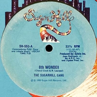 SUGARHILL GANG - 8TH WONDER (12) (VG+/VG)