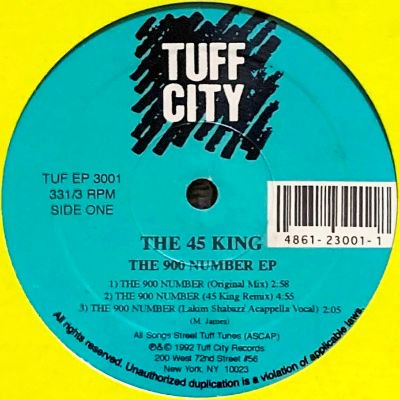 THE 45 KING - THE 900 NUMBER EP (12) (RE) (VG+/EX)