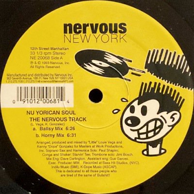 NU YORICAN SOUL - THE NERVOUS TRACK (12) (RE) (VG/EX)