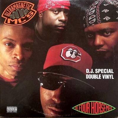 <img class='new_mark_img1' src='https://img.shop-pro.jp/img/new/icons5.gif' style='border:none;display:inline;margin:0px;padding:0px;width:auto;' />ULTRAMAGNETIC MC'S - THE FOUR HORSEMEN (LP) (RE) (VG/VG+)