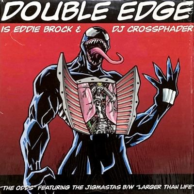 DOUBLE EDGE - THE ODDS / LARGER THAN LIFE (12) (VG+/EX)