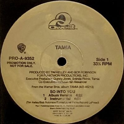 TAMIA - SO INTO YOU / FALLING FOR YOU (12) (PROMO) (VG+)
