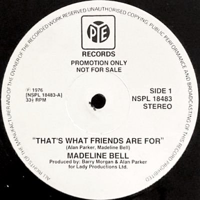 MADELINE BELL - THAT'S WHAT FRIENDS ARE FOR (12) (EX)