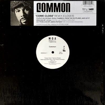 COMMON feat. ERYKAH BADU, PHARRELL AND Q-TIP - COME CLOSE (REMIX) (CLOSER) (12) (EX/EX)