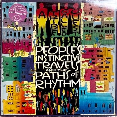 A TRIBE CALLED QUEST - PEOPLE'S INSTINCTIVE TRAVELS AND THE PATHS OF RHYTHM (LP) (UK) (VG/VG+)