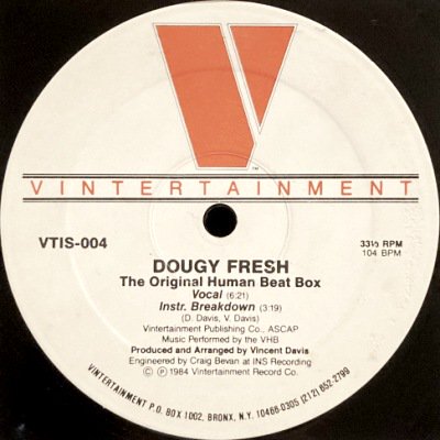 DOUGY FRESH - THE ORIGINAL HUMAN BEAT BOX (12) (RE) (VG/VG+)