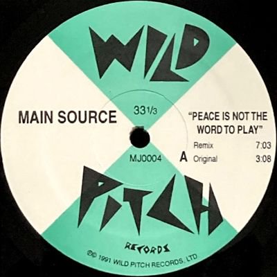 MAIN SOURCE - PEACE IS NOT THE WORD TO PLAY (12) (RE) (JP) (M/EX)