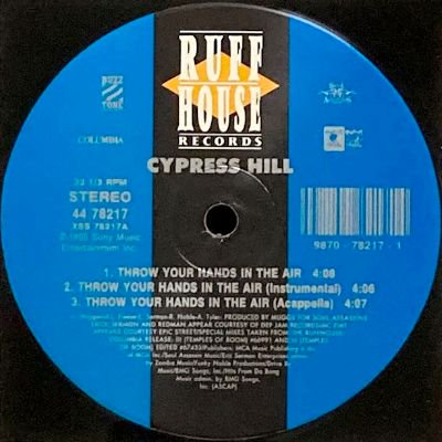 CYPRESS HILL - THROW YOUR HANDS IN THE AIR (12) (VG+)