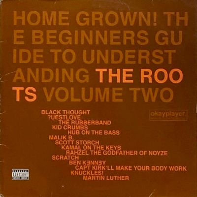 THE ROOTS - HOME GROWN! THE BEGINNER'S GUIDE TO UNDERSTANDING THE ROOTS, VOLUME TWO (LP) (VG+/VG+)