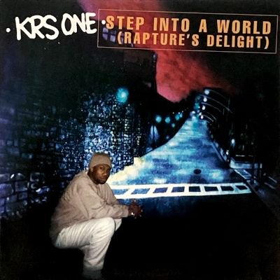 KRS-ONE - STEP INTO A WORLD (RAPTURE'S DELIGHT) (12) (EX/VG+)