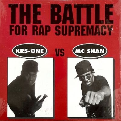 KRS-ONE VS MC SHAN - THE BATTLE FOR RAP SUPREMACY (LP) (EX/EX)