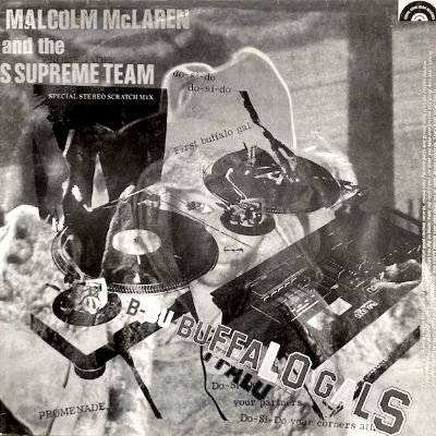 <img class='new_mark_img1' src='https://img.shop-pro.jp/img/new/icons5.gif' style='border:none;display:inline;margin:0px;padding:0px;width:auto;' />MALCOLM MCLAREN AND THE WORLD'S FAMOUS SUPREME TEAM - BUFFALO GALS (12) (RE) (DE) (VG/VG+)